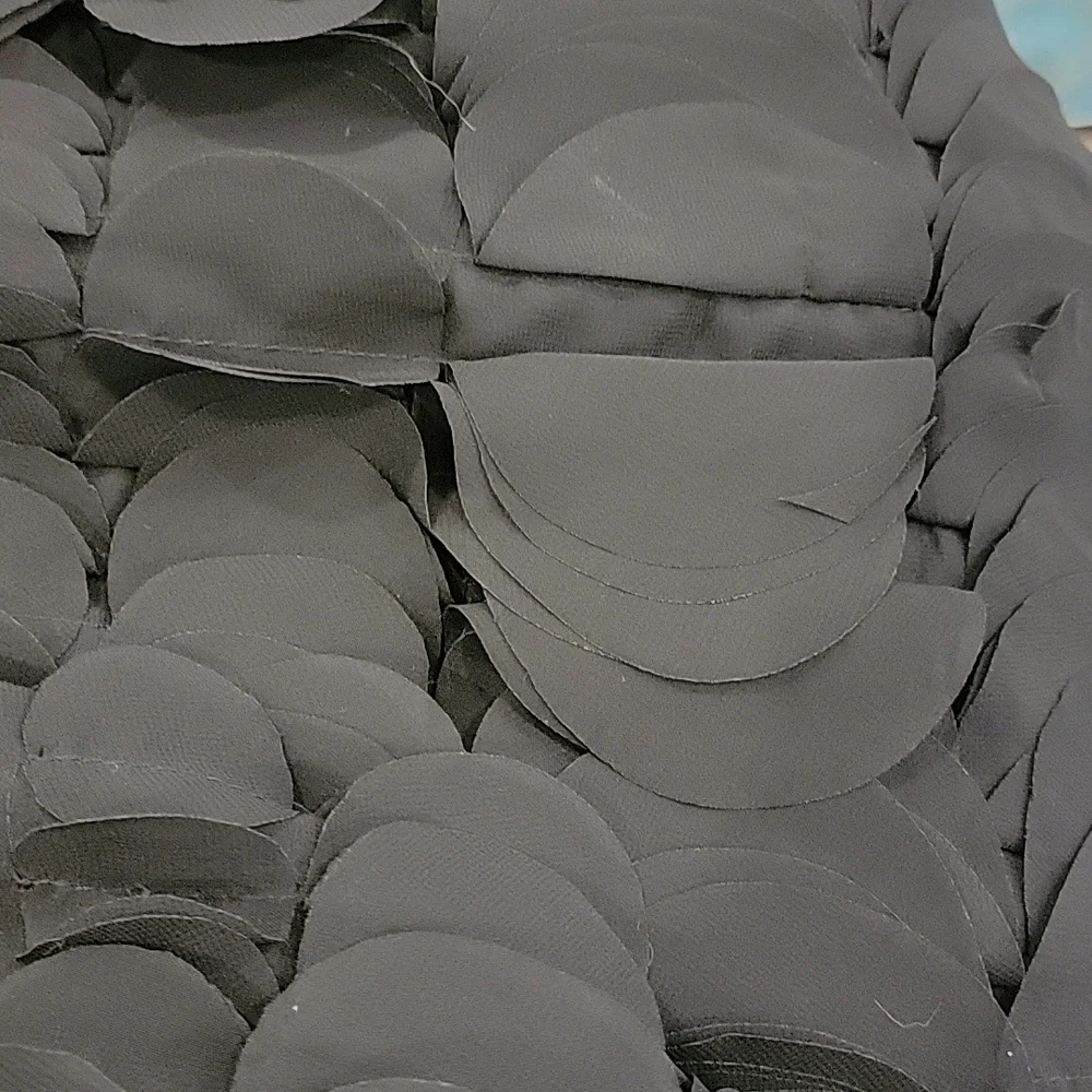 LIQUID Black Sleeveless Rolling Ruffle Dress - Picture 6 of 6